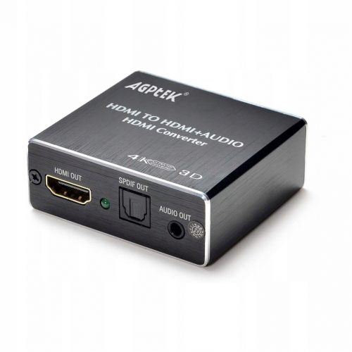  AGPtEK Ultra HD 4K x 2K HDMI-HDMI (SPDIF 3,5 mm) hangelszívó támogatás