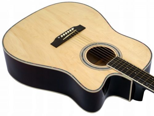  Echo jobbkezes Dreadnought akusztikus gitár, western