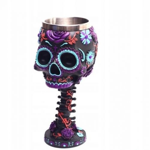  Ritual Chalice Skull Skeleton Mexico bögre