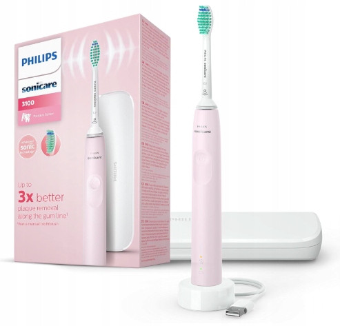  Philips Sonicare HX3673/11 Pink Sonic fogkefe mellékelve