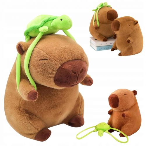  RÁGGÁCSOLÓ CAPYBARA plüss JÁTÉK, ARNYI RAJZfilm ÁLLAT CAPYBARA KItömött ÁLLAT, ARNYI 25cm