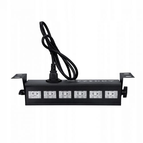  LED lámpa fekete UV fénnyel beltéri 6x3W