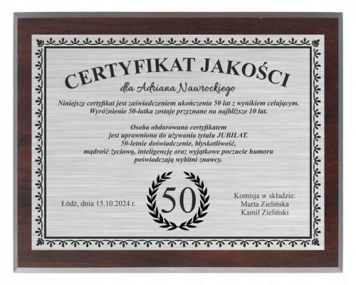  Diploma SZÜLETÉSNAPI ajándékkeret 18 20 30 40 50 60 + ÁLLVÁNY