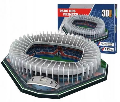  3D PUZZLE PARC DES PRINCES PSG PARIS FOCI STADION 123 ELEMES