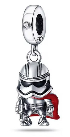  Captain Phasma Star Wars Charms medál, ezüst 925 STAR WARS