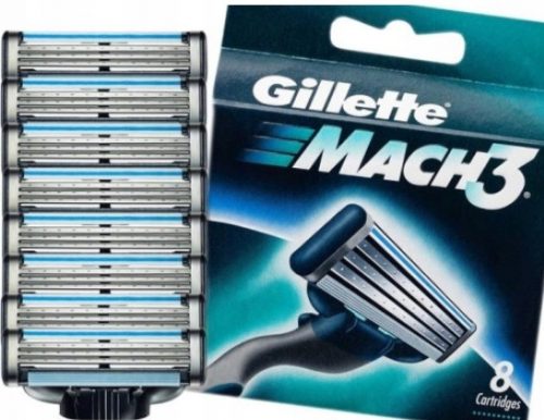  Gillette Mach3 borotvapatronok 8 db