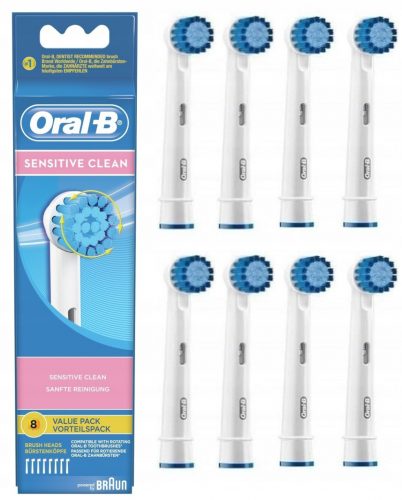  Oral-B Sensitive Clean fogkefe fejek 8 db