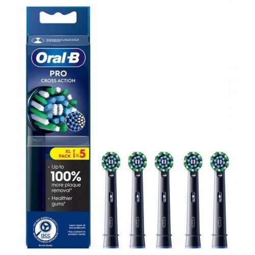  Braun ORAL B CROSS ACTION PRO BLACK TIPS 5 DB