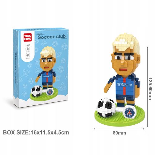  Football Superstar Neymar.JR Football Building Blocks Series 376 db.