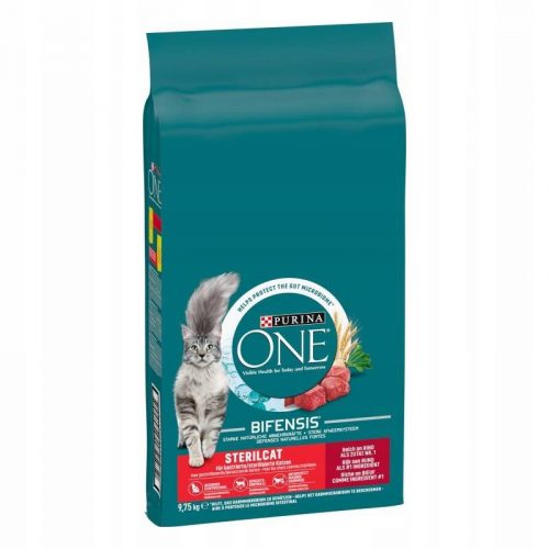  Purina ONE Sterilcat marhahússal 9,75 kg