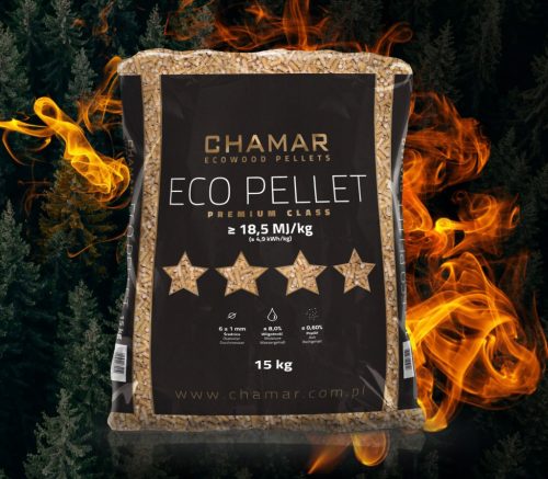  Pellet fenyőfa pellet 100% ECO PREMIUM CHAMAR 975 kg