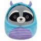  Squishmallows Rocky Raccoon plüss szörnyjelmezben, 19 cm