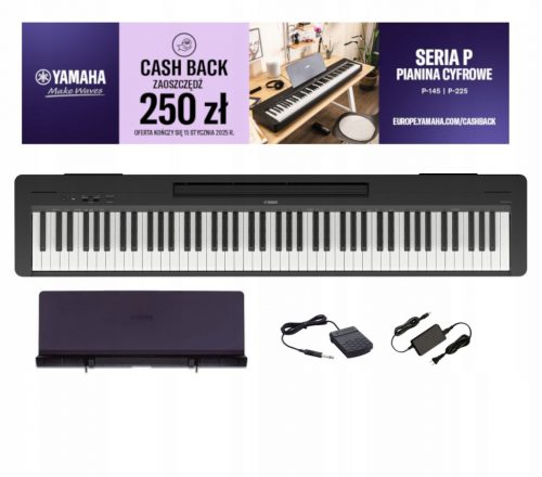  Yamaha P-145 digitális zongora, a P-45 utódja