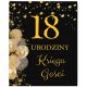  18. születésnapi vendégkönyv egy fiúnak, FELMÉRÉSEK, fekete, vicces kütyük