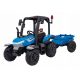  BLAST akkumulátoros traktor pótkocsival Blue 2x200W