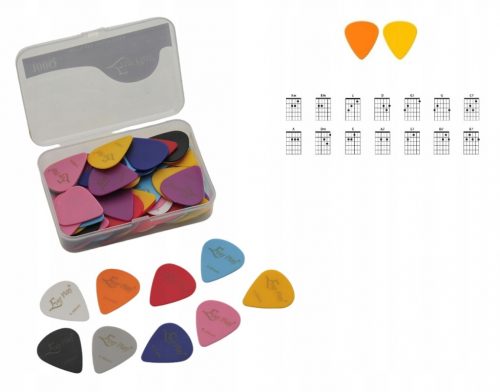  GUITAR PICKS 100 DB / GITAR PICKS SZETT + INGYENES AJÁNDÉKOK