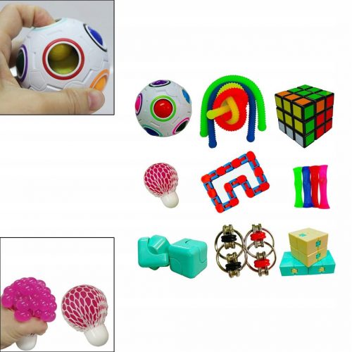  Érzékszervi Fidget Toys Stresszoldó labdák Fidget S kézi játékokkal