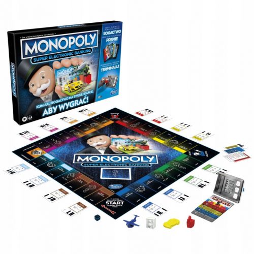  Hasbro Monopoly Super Electronic Banking társasjáték