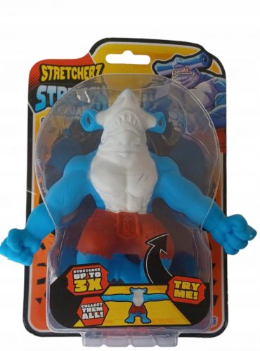  Figurine Stretchy anti-stressz gumi 3XXXL Stretcherz Stretch SHARK BLUE