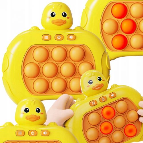  Árkád POP IT POPIT Elektromos Anti-stressz DUCK Game Shines MEGA