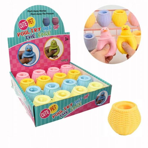  GNIOTEK SQUISHY POPPING CSIRKE 12 DB HÚSVÉTRE