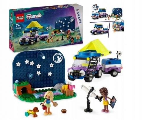 LEGO Friends 42603 Camper mobil csillag obszervatóriummal