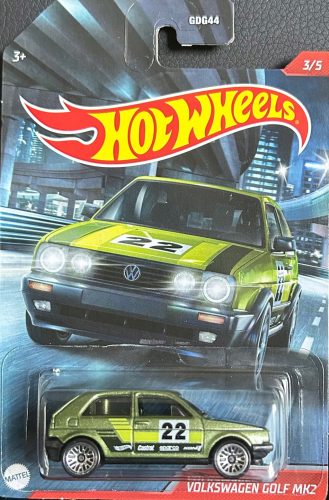  Mattel Hot Wheels Volkswagen Golf MK2 zöld autó