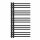  FEKETE FÜRDŐSZOBAI RADIATOR 90x50 cm MODERN MILO RADIATOR