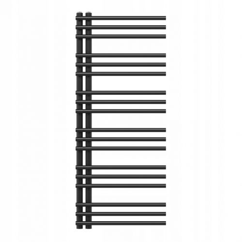  FEKETE FÜRDŐSZOBAI RADIATOR 120x50 cm MODERN MILO RADIATOR