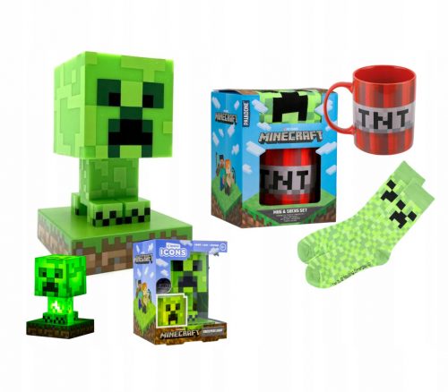  Creeper Paladone Minecraft bögre lámpa készlet