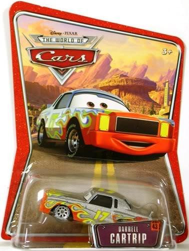  CARS 2 KOMMENTÁTOR DARRELL CARTRIP 1:55 MATTEL