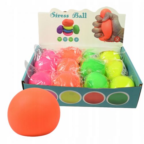  ANTI-STRESS SQUID BALL ÉRZÉKELŐ JÁTÉK KIEMELKEDŐ KÉSZLET 12 db-ból