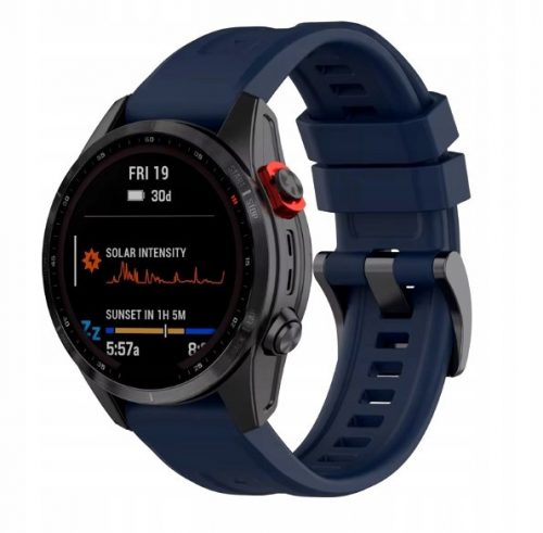  SZÍJ 26 MM QUICK FIT GARMIN FENIX 7X PRO 6X 5X ENDURO 2 EPIX 51 NAVY BLUE