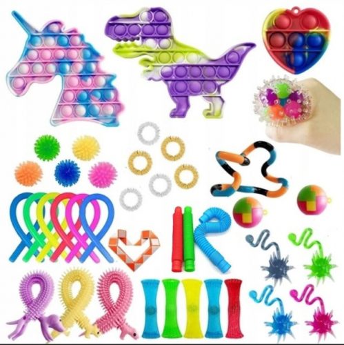  STRESSZ ELLENI JÁTÉK KÉSZLET FIDGET TOYS POP 43 S