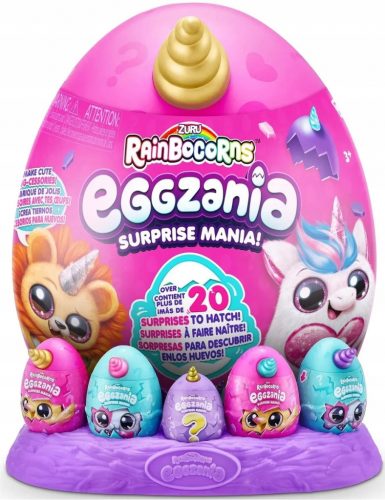  ZURU Rainbocorns Eggzania Surprise Mania plüss kabalája 1 db.