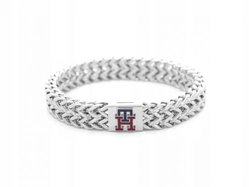  TOMMY HILFIGER FÉRFI KARKÖTŐ 2790462 EZÜST, ELEGÁNS ROZSDAMENTES ACÉL