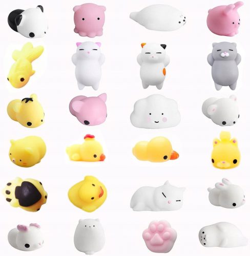  24 db Squishy Toys Mochi Squishies Stresszoldó