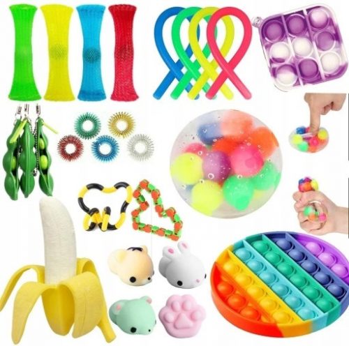  26 db-os Fidget Bubble Toys Set gyerekeknek