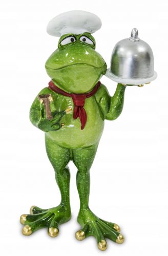  Figurine Frog chef chef Vicces szokatlan ajándék