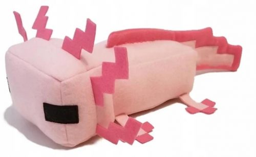  30 cm-es Minecraft Axolotl plüssjáték