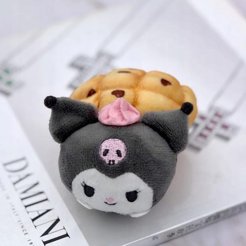  Sanrio Bread Series plüss baba kulcstartó Hello Kitty Kuromi Cinnamoroll My M