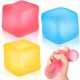  Squishy Stress Cube stresszlabdák gyerekeknek: 3 darab szenzoros izgul játék