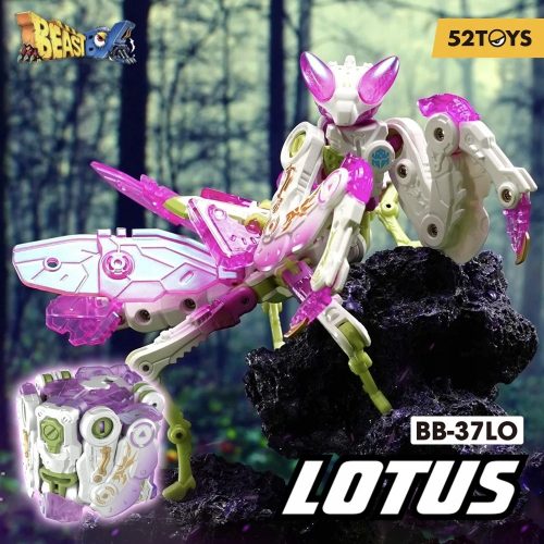  52TOYS Beastbox BB-37LO LOTUS Sáska Deformációs Robot, Konvertáló