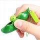  Fidget Toys Dekompressziós Edamame Toys Squishy Squeeze Peas Bab Kulcstartó