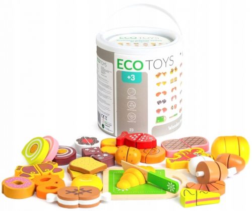  Ecotoys TL87115 fából készült ételvágó