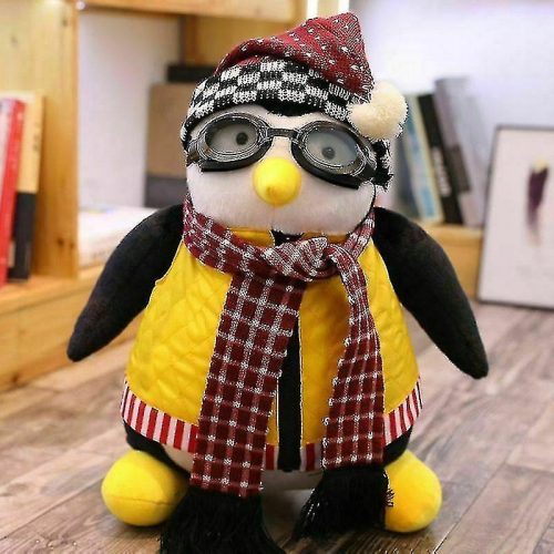  2024-es új, 27/47 cm-es Penguin Hugsy plüss születésnapi parti játékok gyerekeknek