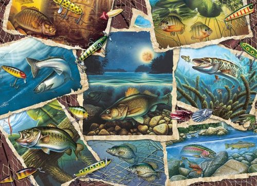  COBBLE HILL Puzzle Fish Pictures 1000 db