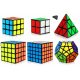  6 az 1-ben 2x2 3x3 4x4 5x5 háromszög Rubik-kocka