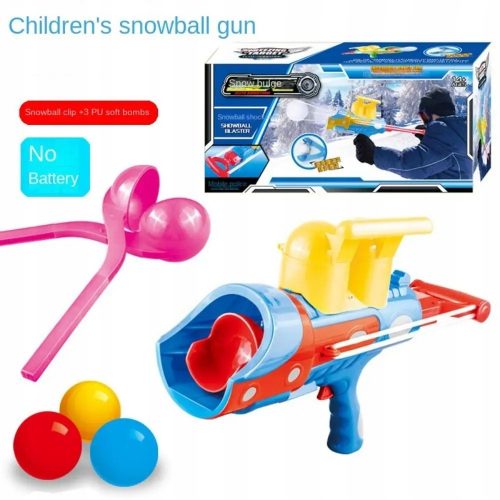  Clip Snow Ball Blaster Új 2IN1 műanyag hógolyó készítő eszköz, kreatív