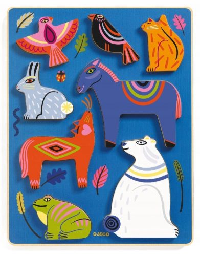  DJECO Totem Animals puzzle 8 darab